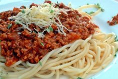 Receita Esparguete à bolonhesa